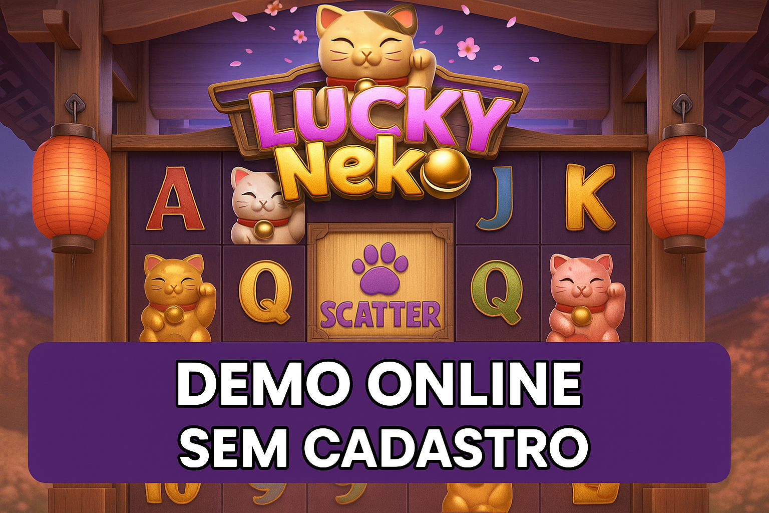 Jogue Lucky Neko Demo Online Sem Cadastro